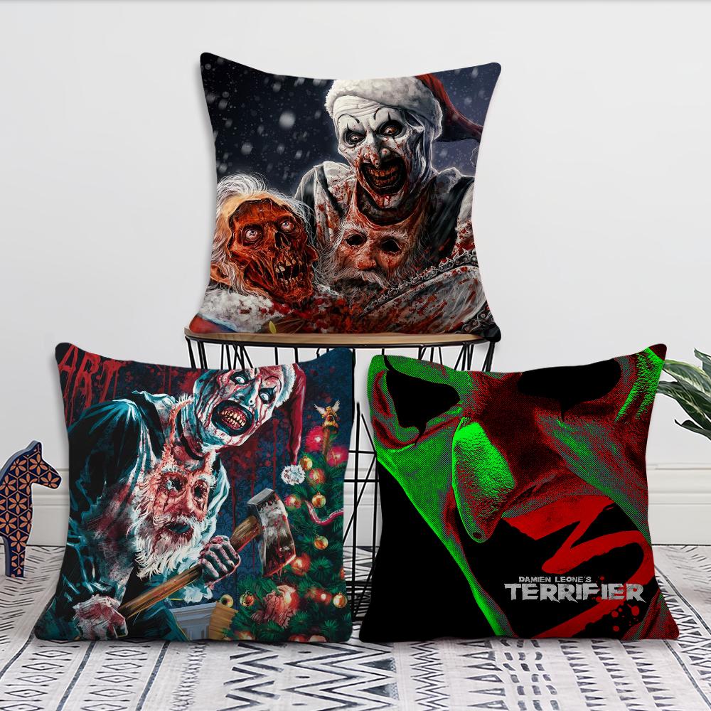 Hot Film Horrible T-Terrifier 3 cushion cover Pillow Cover Decoration Room Home Sofa living Office Car Nordic Simplicity