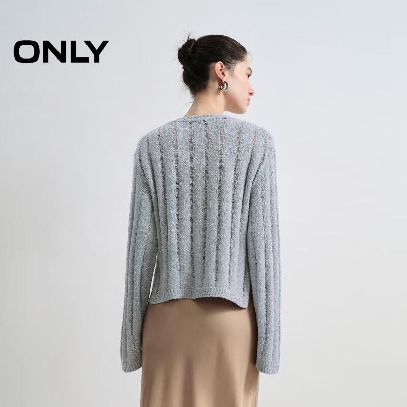 Only Women's Relaxed Fit Textured Knit Sweater