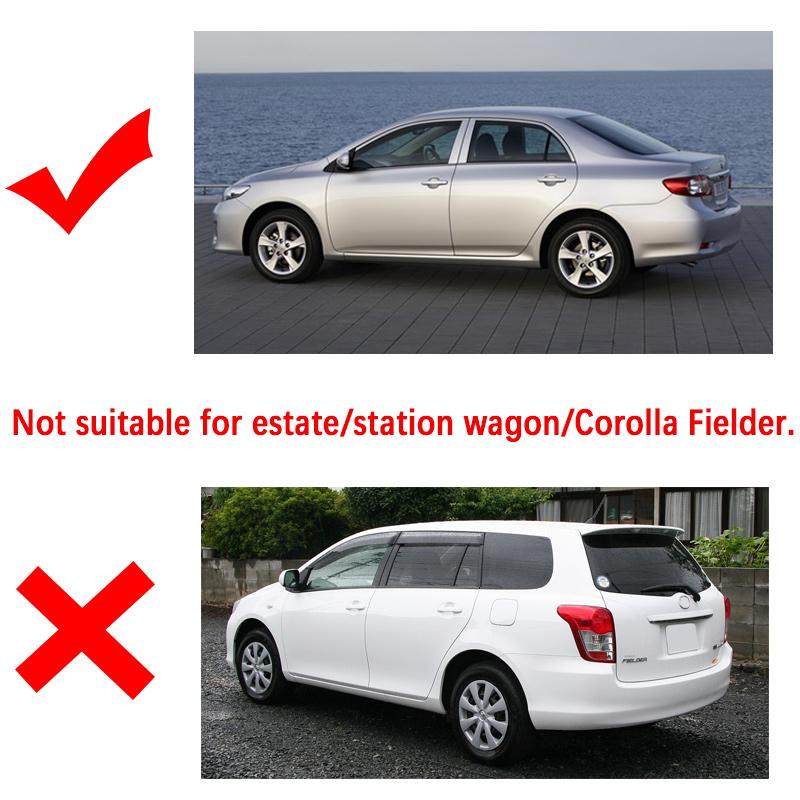 Car Magnetic Mesh Sunshade For Toyota Corolla E140 E150 2009~2013 2011 Window Sun Visor Curtains Shade Stickers Auto Accessories