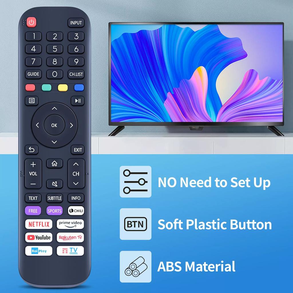 EN2AI30H Universal Remote Control Replacement For Hisense Smart Tvs