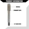 Outer/Universal Spark Plug Thread Repair Tools with M10x1.0 Inner Thread Inserts and M12x1.0 Tap/Durable/Metal / 1 Set Gold Tone
