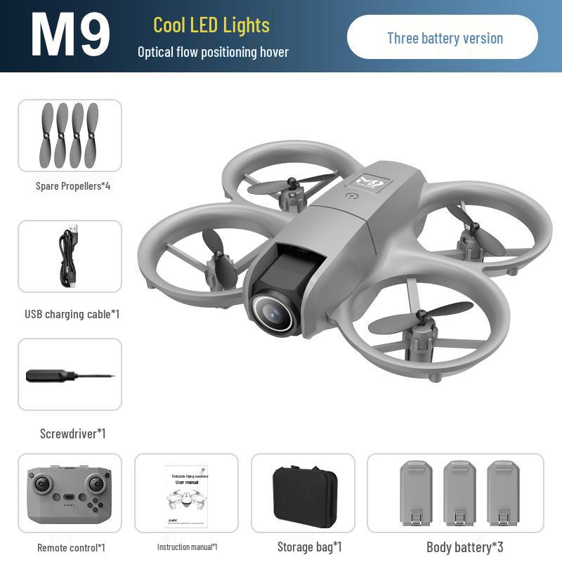 Mini Dronă Durabilă pentru Băieți cu Cameră Duală, Flux Optic și Anti-Coliziune pentru Fotografie Aeriană HD
