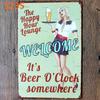 Beer Week Cerveza Vintage Metal Tintin Signs Vodka Retro Plaque  Wall Bar Home Rtrestaurant Decor Cuadros  30X20CM A-5517