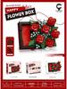 Creative Bouquet Building Set: Rose & Hibiscus Flower Blocks – LEGO Compatible Ornament & Gift