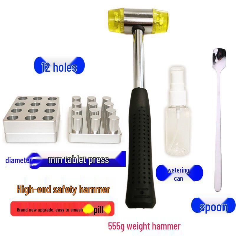 Ręczna prasa do tabletek do medycyny chińskiej i zachodniej, forma na proszek Sanqi, 10 mm