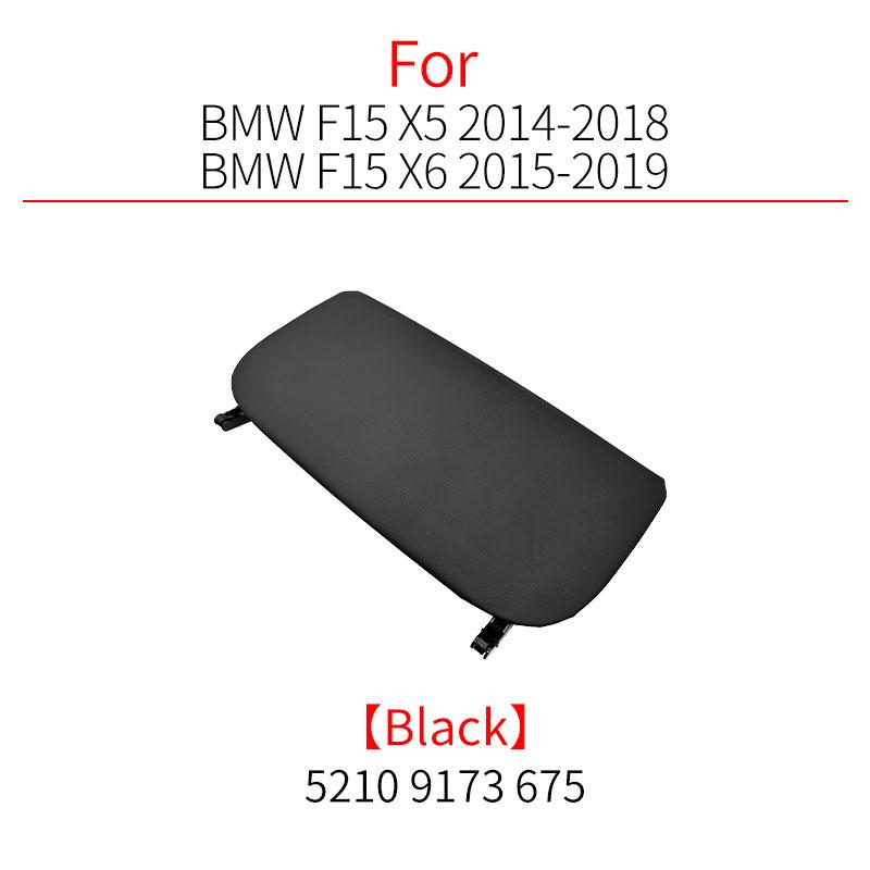 

Car Seat Back Panel Leather Backrest Storage Pocket Cover Accessory Replacement Black For BMW X5 X6 F15 F16 2014-