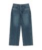 WACKY WILLY Basic Washed Denim Pants Indigo