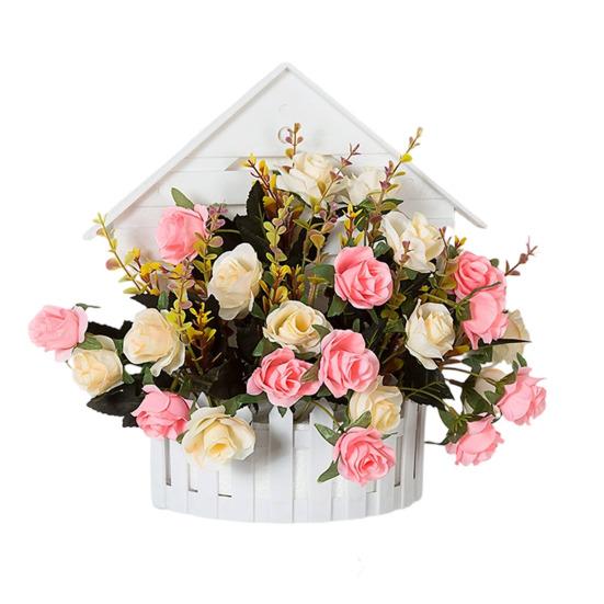 Yousheng Hanging Flower Basket, Sustainable Use Handcrafted Unique Design, Durable Wear-Resistant Home Decoration, for Balcony Garden