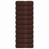 10-piece Washcloths FROGN Brown 30 X 30 Cm 100% Cotton
