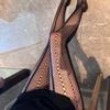 Women's Chain Hollowed-out Tights Black Sexy See Through Jacquard American Retro Style Mesh Breathable Lace Fishnet Pantyhose