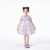 Girls' Pure Cotton Puff Sleeve Princess Dress
