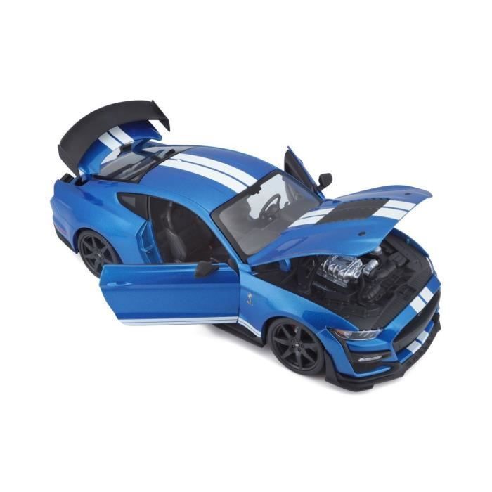 Véhicule miniature MAISTO 1/18 Ford SHELBY - Bleue et blanche - Intérieur - Garçon - 3 ans et plus