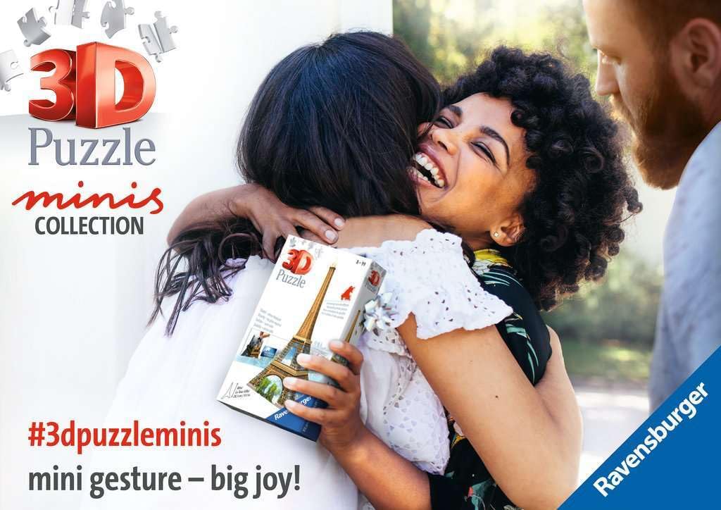 Ravensburger 3D Tower of Pisa 54 Finished 11247 Ages 3D Gift Puzzle, Mini, Pieces, Size 20.4cm Tall, 0, 8+ [Puzzle, Puzzle, (Birthday/Christmas)]