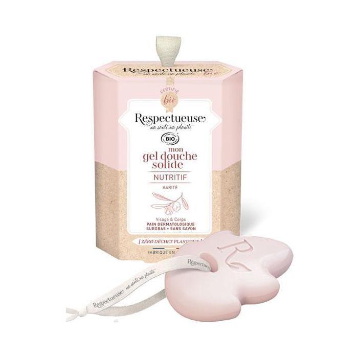 Respectueuse Mon Gel Douche Solide Nutritif Karité Bio 75g