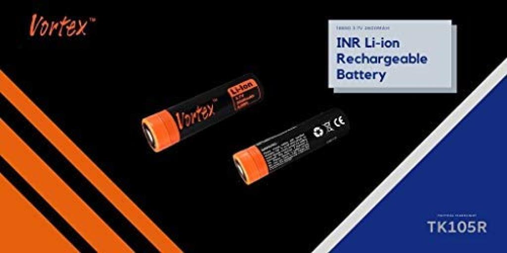 Vortex TK105R Rechargeable RGB LED LED Dual Switch Level Indicator 1200 Lumens Strobe Level Momentary Switch Tactical Hunting Survey Flashlight