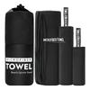 3PCS/Set Microfiber Workout Towels For GYM Sweat Quick Dry Sports Towel for Yoga, Running, Camping, Beach, Swimming Pool& More
