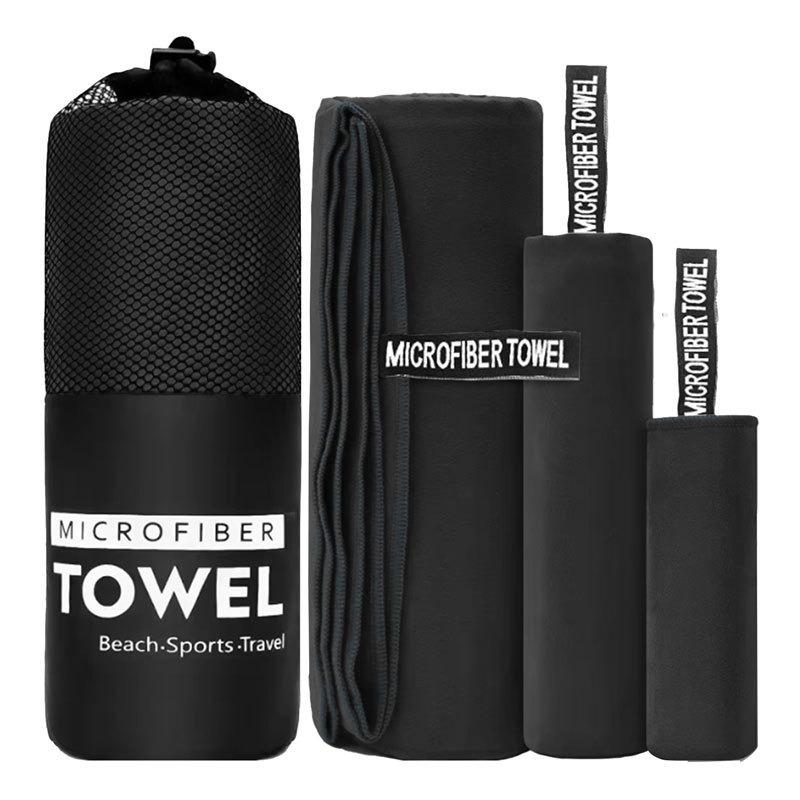 3PCS/Set Microfiber Workout Towels For GYM Sweat Quick Dry Sports Towel for Yoga, Running, Camping, Beach, Swimming Pool& More