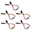 5pcs RC Servo Signal Reverser, 3.6V-24V 5A Universal RC Steering Servo Reverser Rotation Inverter for Aircraft Airplane Steering Gear
