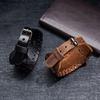 Nordic Viking Totem Leather Bracelet Men Women Adjustable Cuff Bangle With Odin Symbol Retro Style