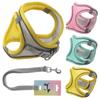 Comfortable Chihuahua Pug Bulldog Puppy Vest Reflective Chest Strap Dog Leash Pet Harness