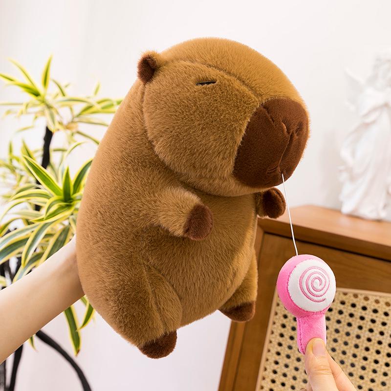 Capybara Plush Pillow Doll - Cute Large Stuffed Toy for Children