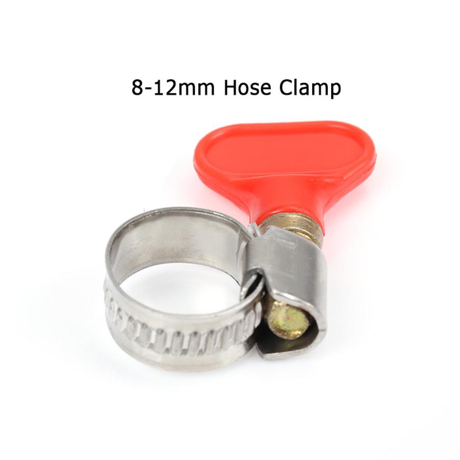 30PCS Butterfly Hose Clamp Stainless Steel 304 Worm Clamp Fit for 8-12mm OD Tubing Home Brewing Industrial and Automotive
