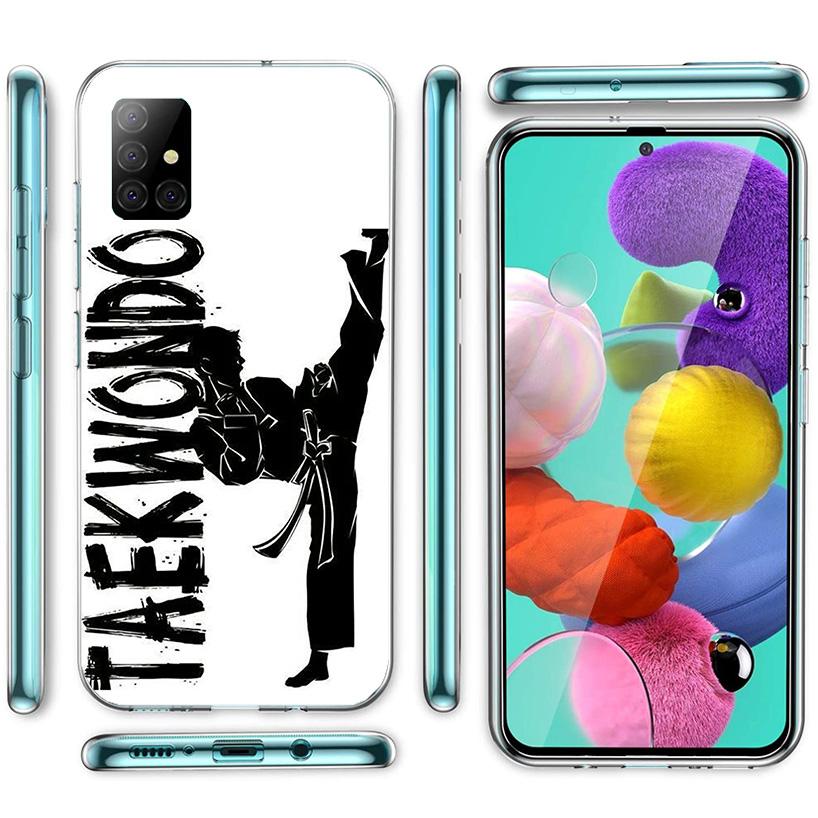 Kungfu Taekwondo Phone Case For Samsung Galaxy A52 A32 A22 A12 A02S A50S A30S A51 A31 AA71 Note 20 Ultra 10 S10 Plus Galaxy A52
