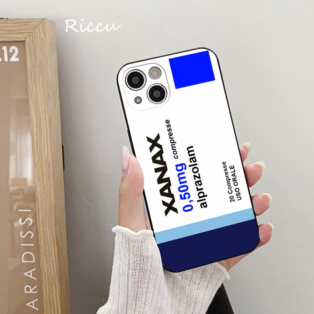 PARA iPhone 14 Funda de Teléfono PARA iPhone 14 11 12 Pro 8 7 Plus X Pro MAX 12 MINI XR XS 13 14 Patrón XANAXS Fundas de Teléfono Silicona
