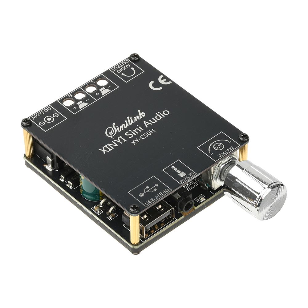 XY-C100L/H XY-C50L/H Bluetooth5.0 Stereo Audio Module Subwoofer Amplifier Board 50W/100Wx2 Dual Channel 360 Degree Tuning