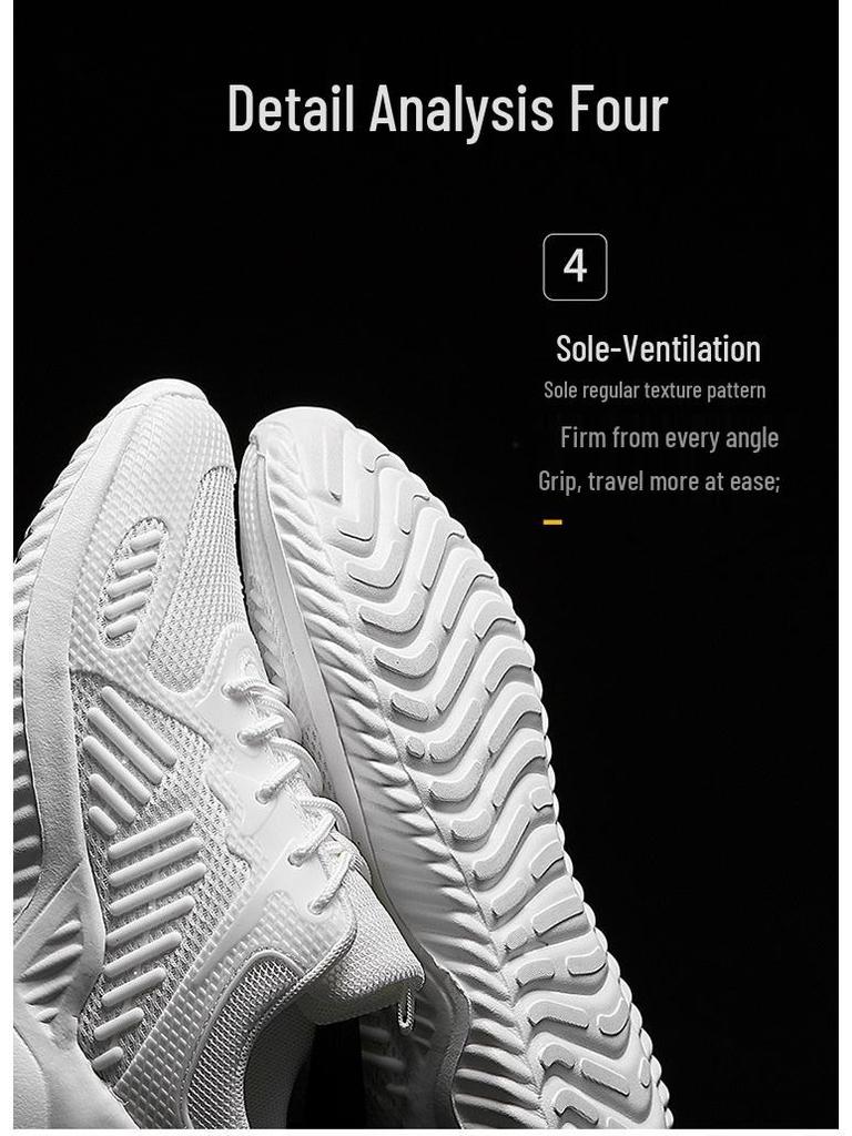 Summer Flyknit Breathable Running Shoes - Unisex, Plus Size, Lightweight, Thick Sole