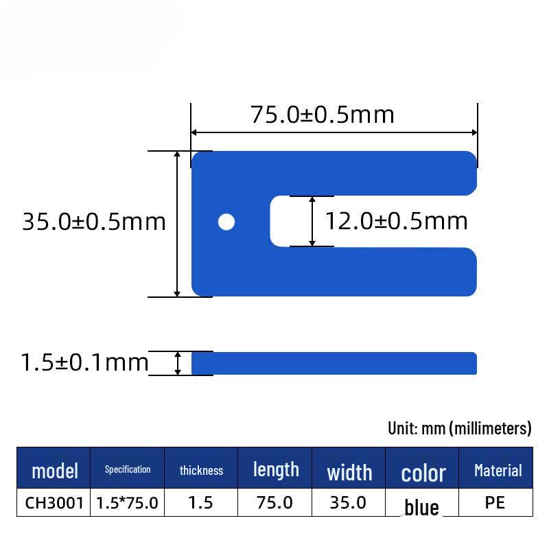 U-Shaped Plastic Flat Washer for Door and Window Installation - Horseshoe Home Decoration Tool, Australia