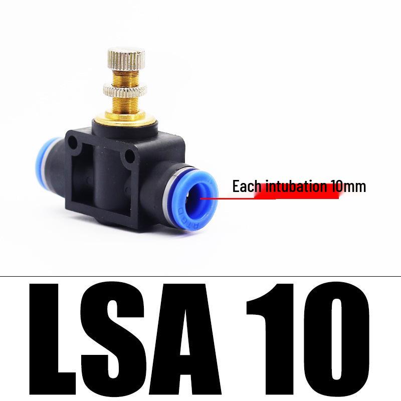 LSA Tube Throttle Valve: Air Hose Flow & Pressure Regulator for 4-12mm
