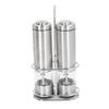 Electric Pepper Grinder Battery Powered 20g Stainless Steel Multifunctional with Stand Electric