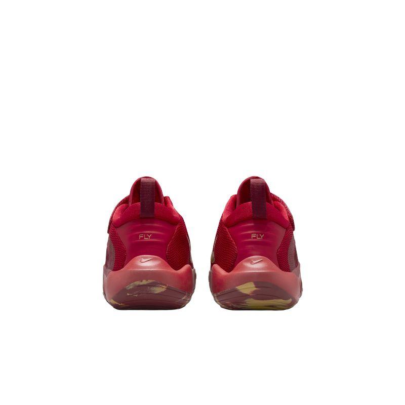 Nike IsoFly PS Gym Red Metallic Gold Kids Sneakers Team-Red Dark-Team-Red FZ7297-600