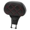 Motorcycle Driver Rider Backrest Pad For Harley Touring Road King Street Glide Electra Glide 2009-2023