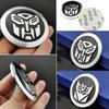 3D Aluminum Alloy Stickers Transformation Toys Emblem Autobots Badge Decepticons Logo Decal Phone Decoration Mobile Accessories