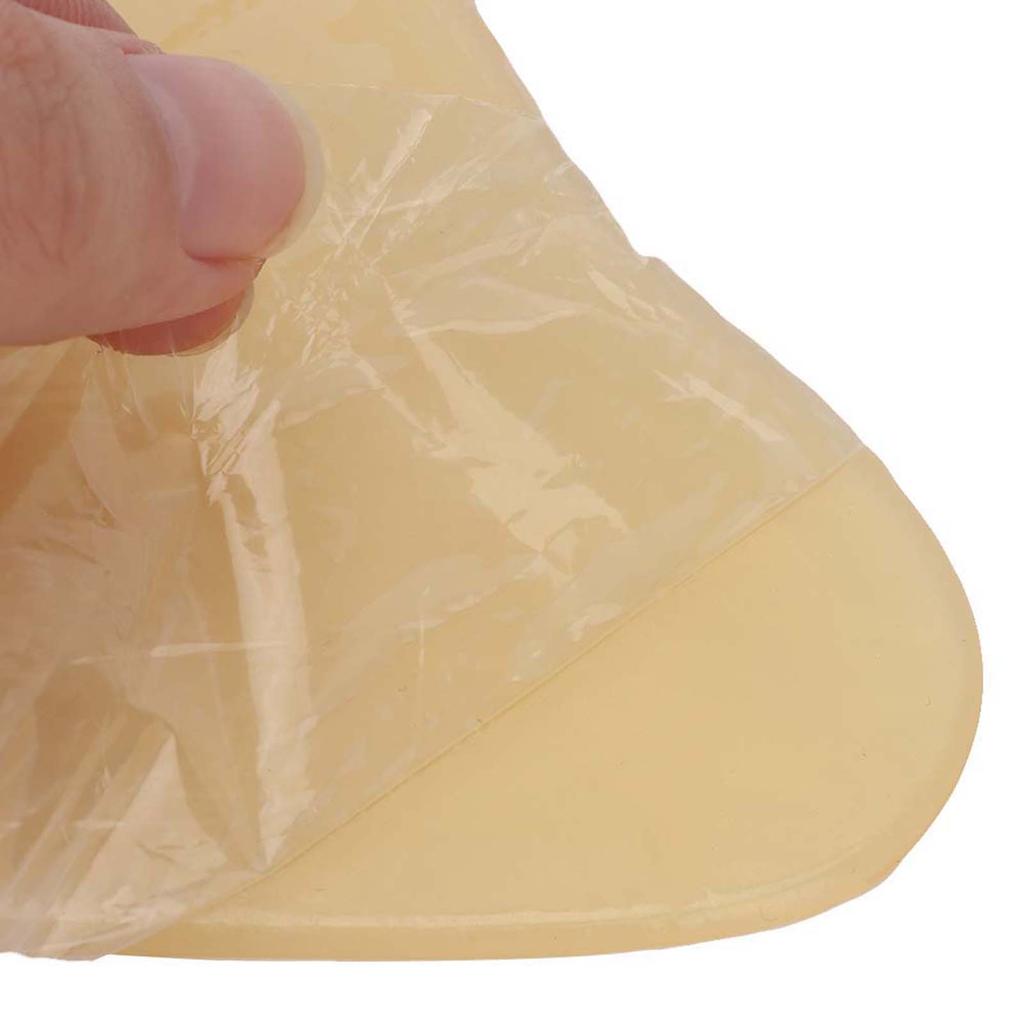 Silicone Anti Wrinkle Chest Pad Reusable Anti Aging Breast Patch Sticker (Triangular Gold)