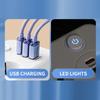 EU Wall Plug 1 to Multiple Sockets Multitap – USB & Type-C Ports, No Cord, 2500W Max