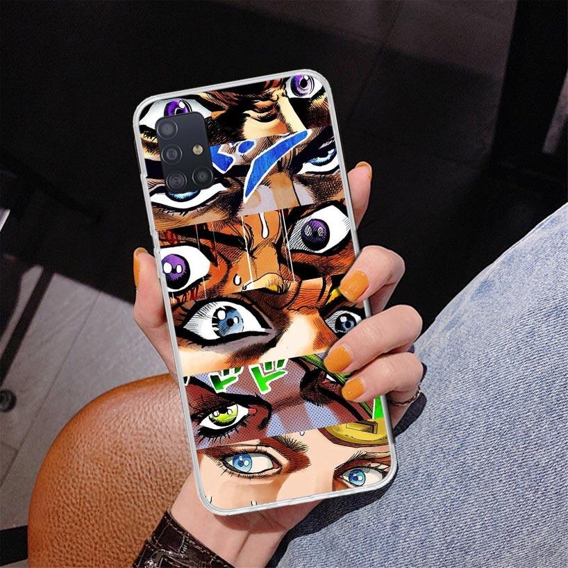All JoJo's Bizarre Adventure Phone Case For Samsung Galaxy A52 A32 A22 A12 A51 A31 A50S A30S A20S A10S Note 20 Ultra 10 Plus S10