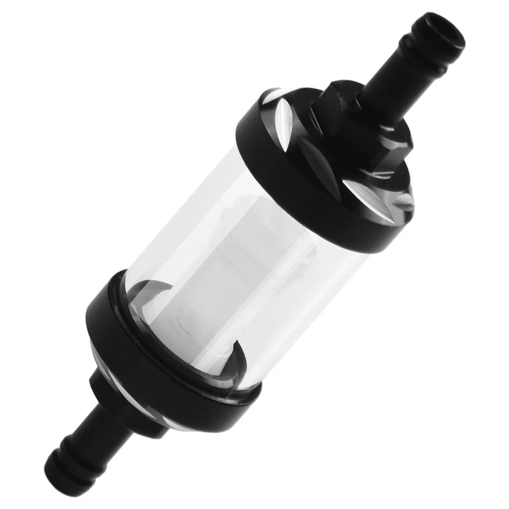 Zubehör Kraftstofffilter 1 Stück 5/16" Praktisch Wiederverwendbar 8mm Teile Motorrad Ersatz 5/16" Chrom Und Glas