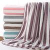 Coral Fleece Towels, Home Color Striped Bath Towels, Absorbent Towels, Adult Face Towels, Hand Towels, Bathroom Swimming Towels