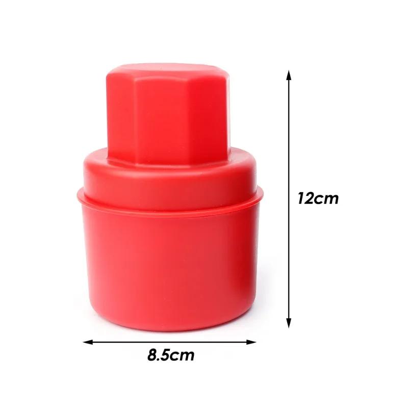 Zakrzywiona gąbka do polerowania opon Gąbka do woskowania opon samochodowych z pokrywką Narzędzie do czyszczenia konturów kół samochodowych Gąbka o dużej gęstości