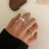10-Piece Star and Moon, Heart, and Leaf Knuckle Ring Set - Creative Retro Women's Rings