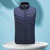 Heating Waistcoat Stand Collar Firm Hemming Comfortable Warming Rechargeable Electric Heating Vest
