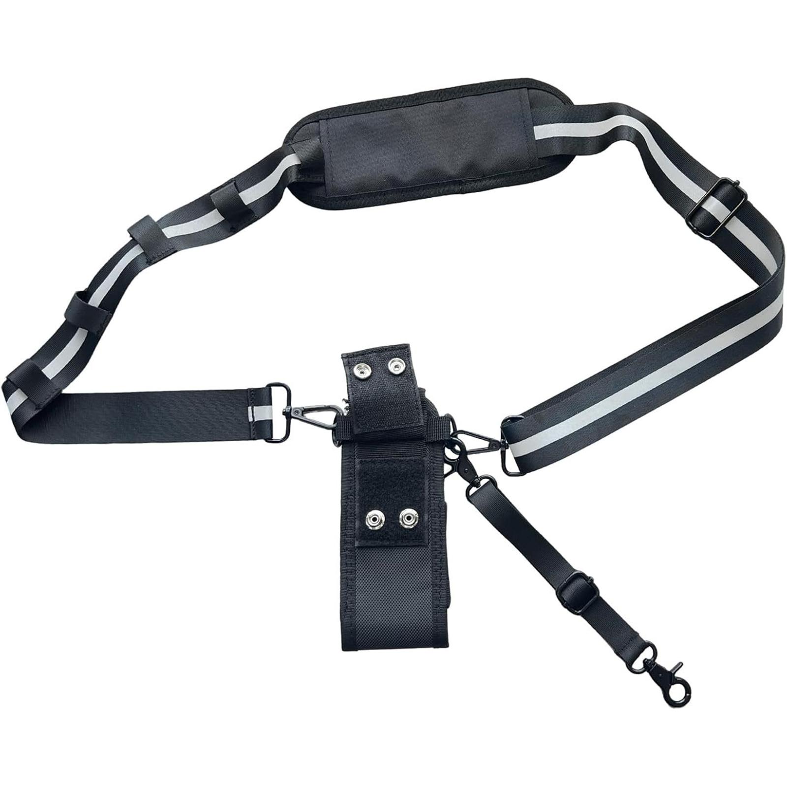 

Radio Strap Holster Featuring 3M Reflective Strips Firefighter Radio Strap and Holder for EMS EMT Fire Polices Walkie Talkie Bag чорний