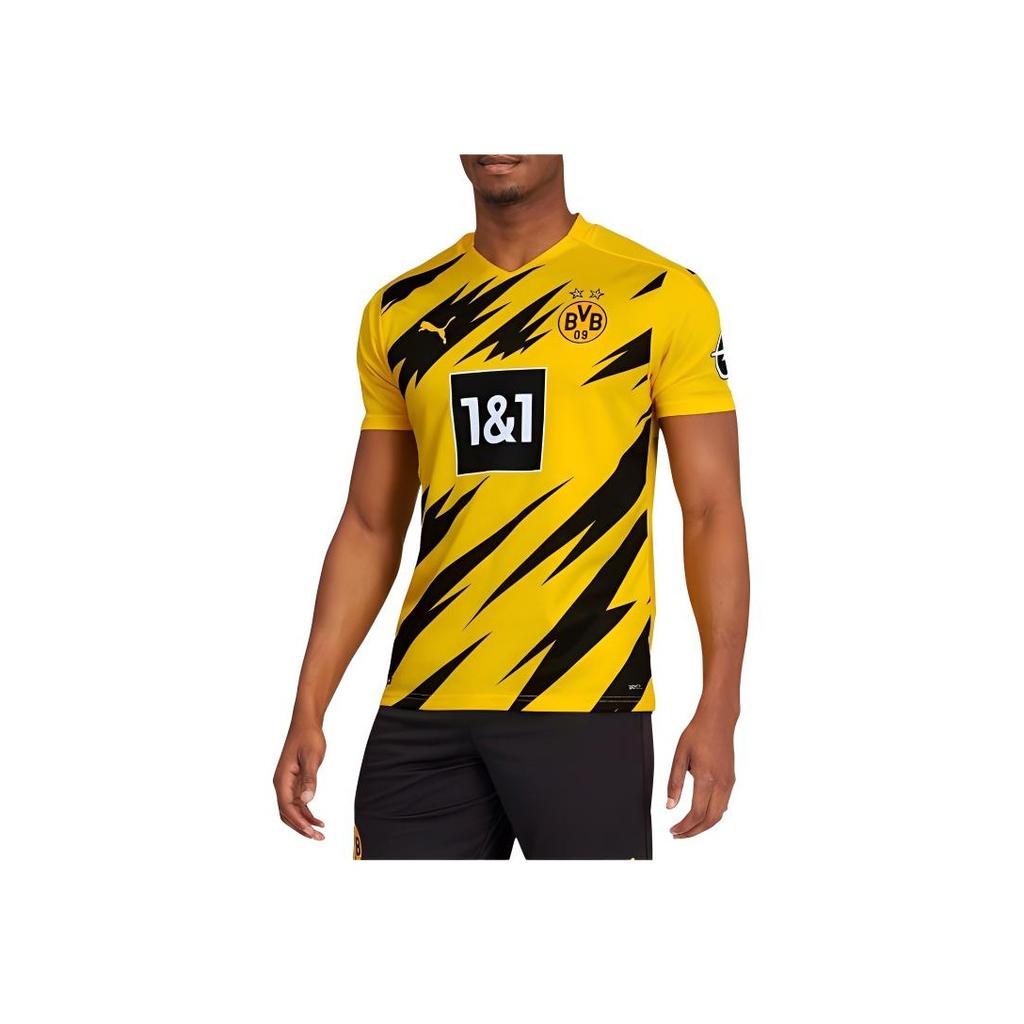 Puma Borussia Dortmund Football Short Sleeve T-Shirt Men Tops Cyber-Yellow 757156-01