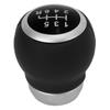 6 Speed Gear Shift Knob Manual Transmission Artificial Leather Replacement for Subaru Black