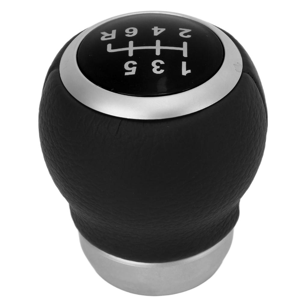 6 Speed Gear Shift Knob Manual Transmission Artificial Leather Replacement for Subaru Black