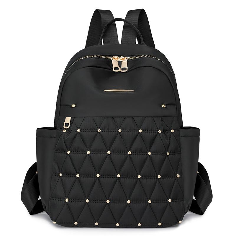 Bag Fashionable Embossed Backpack for Women and Ladies Versatile and Large-capacity Travel Backpack