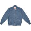 Giacca di jeans Levis tinta unita a maniche lunghe con cerniera alla moda da uomo giacche 001K3-0013